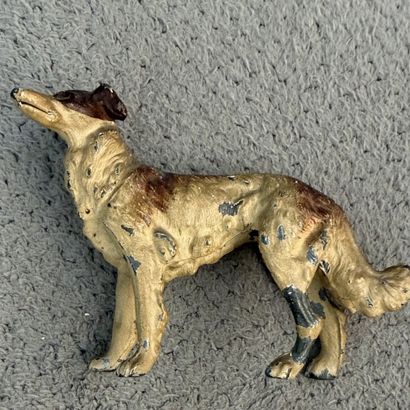 Vintage cast iron dogs. - Picture 2 of 5
